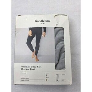 Goodfellow & Co Men’s Premium Ultra-Soft Thermal Pant Gray Small NIB CM-3691